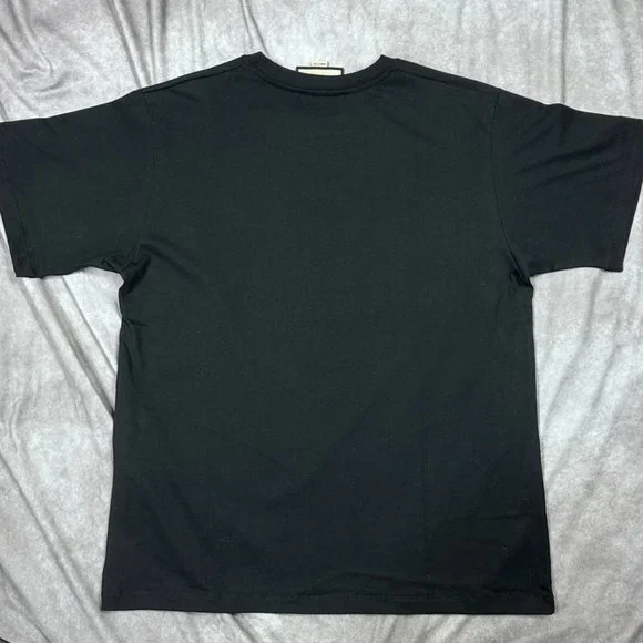 Gucci Blade Gradient Logo Cotton T-shirt Tee Jersey Black Size M